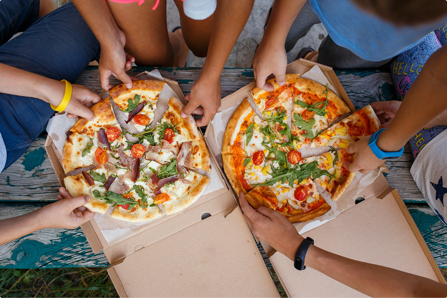 Online Ordering Section Divider